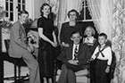 Guy Ross family: Guy and Nancy with children (l to r) Guy, Jr., Betty, Nancy Jo, and Coleman