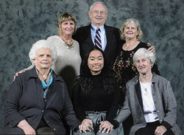 Jenny Ka, Class of 2020, with Nancy Jo Smith and Coleman Ross